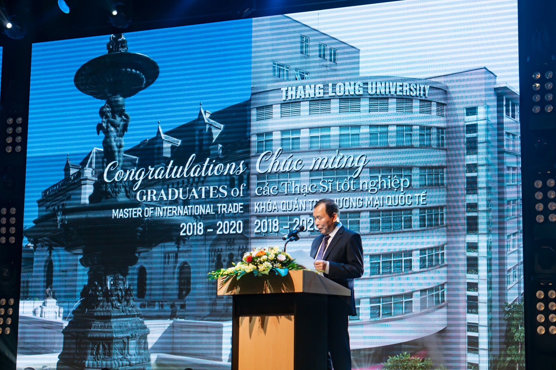 Lễ tốt nghiệp lớp Thạc sĩ Thương Mại Quốc tế 2018 - 2020